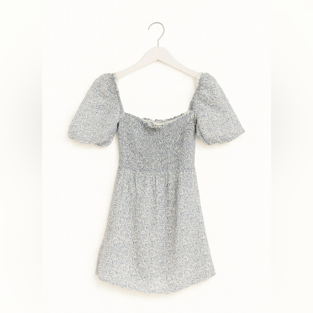 Abercrombie & Fitch Blue Floral Mini Dress